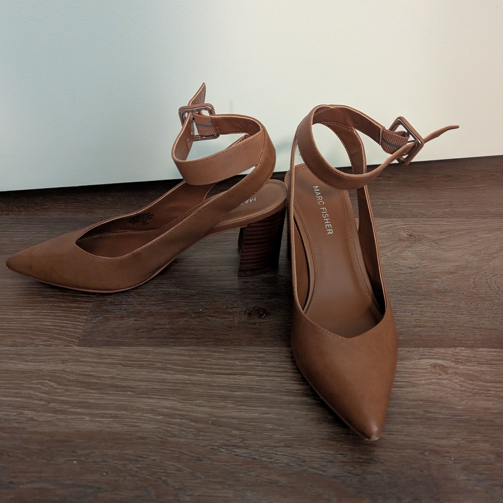 Marc Fisher Brown Heels